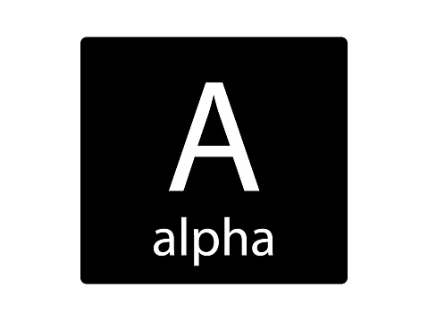 NATO Army Phonetic Alphabet Letter Alpha