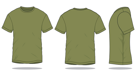 Army Tshirt Vector For Template Stock Illustration - Download Image Now ...