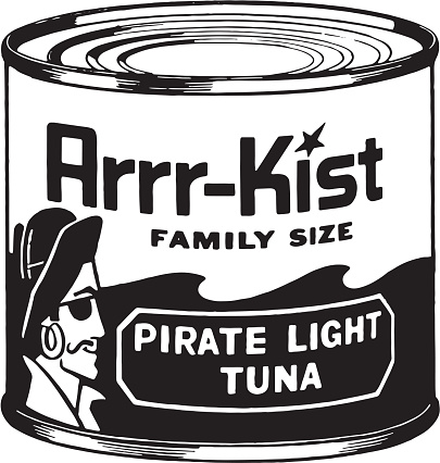 Arrr Kist Pirate Light Tuna Can