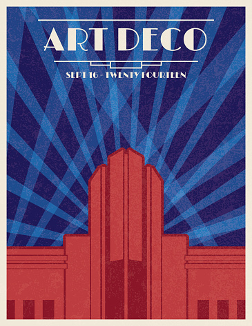 Art Deco Architecture Poster