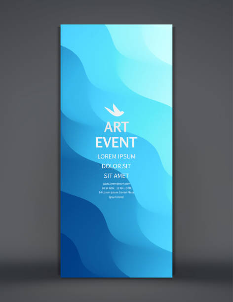 Art event invitation template. Abstract background with dynamic effect. Vector illustration for promotions or presentations.  phone cover stock illustrations
