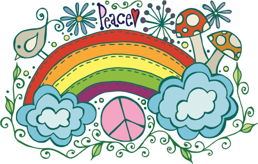 Artsy Rainbow Peace