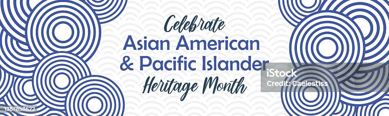 istock Asian American and Pacific Islander Heritage Month. Vector abstract geometric horizontal banner for social media. AAPI history annual celebration in USA. 1387858622