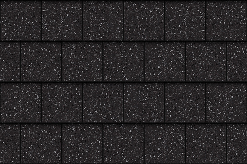 Asphalt roof shingles, seamless pattern