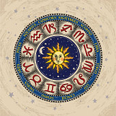 istock Astrology Wheel Color 1350068493