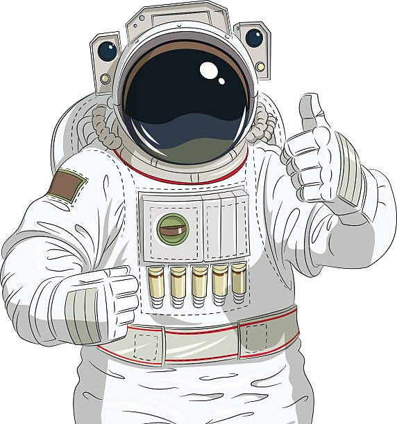 Astronaut White Background Illustrations, Royalty-Free Vector Graphics ...