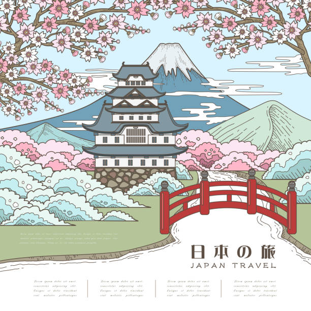 日本の城 イラスト素材 Istock