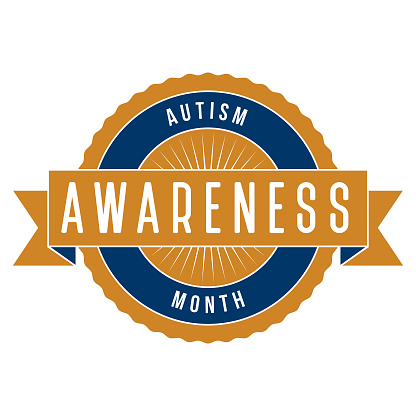 Autism Awareness Month Label