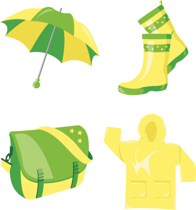 Icons of clothing in autumn.Zip contains high resolution jpeg,AI8,eps8,pdf. vector