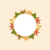istock Autumn, Fall Leaves, Background, Banner and Frame 1022585060