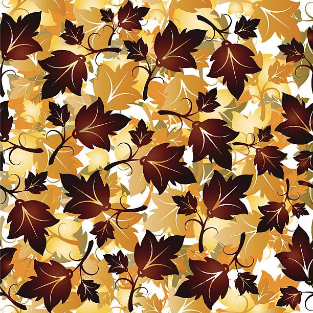 Autumn Maple Leaf Background vector art illustration