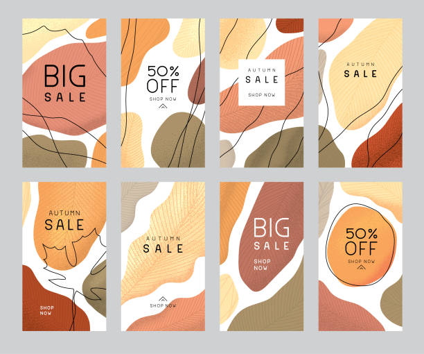 Set of sale templates for social media, banners, advertising.
Editable vectors on layers.