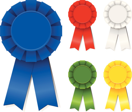 award ribbons vector