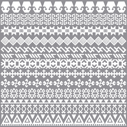 Aztec Quilt Seamless Pattern