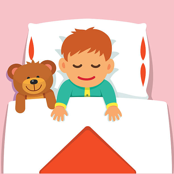 Royalty Free Sleeping In Bed Clip Art Vector Images And Illustrations