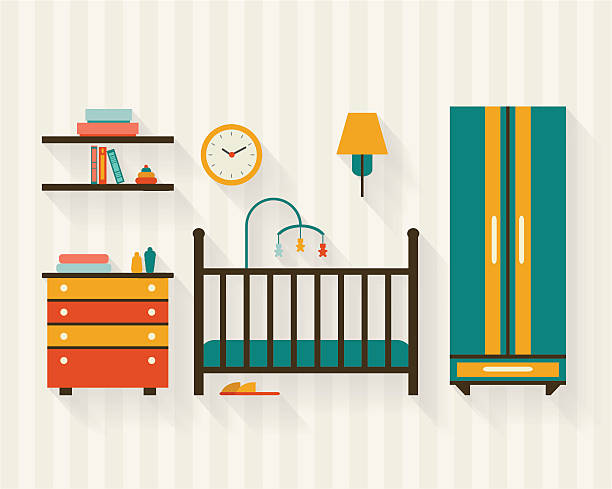 Kids Bedroom Clip Art Vector Images And Illustrations Istock