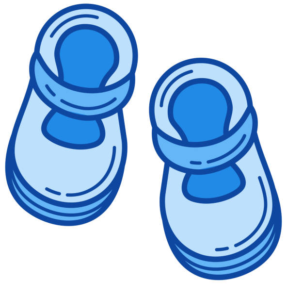 Download Best Baby Booties Illustrations, Royalty-Free Vector ...