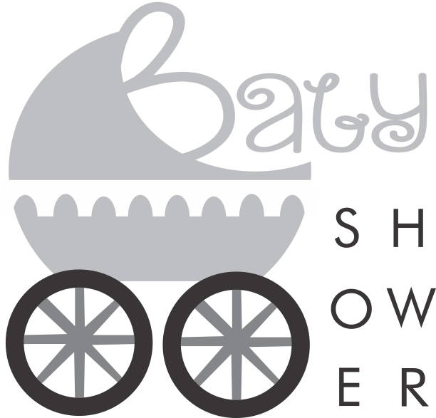 Baby Shower Logo Baby Depot Logo vector art illustration