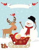 istock Baby's First Christmas / Winter 165979530