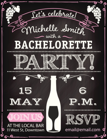 Bachelorettte Party Invitation Template