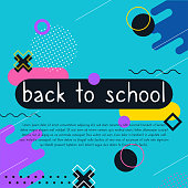 istock Back to School, speech bubble. Banner, poster, speech bubble 1335632188