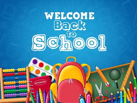 Welcome Back To School Vector Free File Download Now