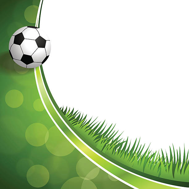 Background abstract green football soccer sport ball illustration Background abstract green football soccer sport ball illustration vector soccer borders stock illustrations