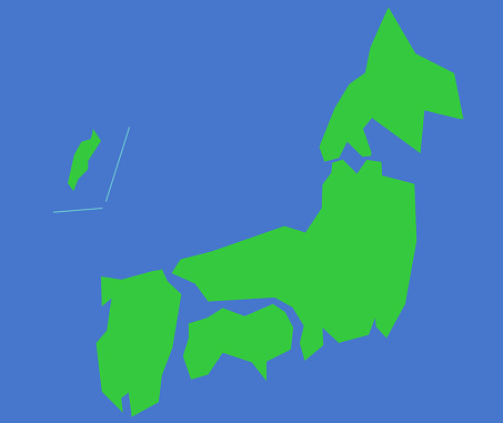 Background blue angular Japan, illustration