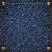 istock Background of blue denim fabric 970835902