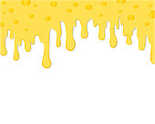 istock Background of flowing melted cheese. 1321198373