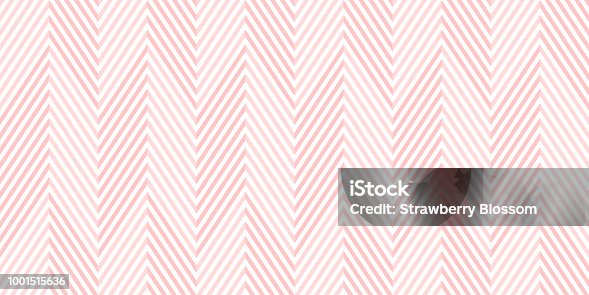 istock Background pattern seamless chevron pink and white geometric abstract vector design. 1001515636