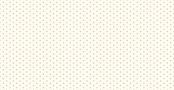 Background pattern seamless design gold color cross or plus sign abstract vector.