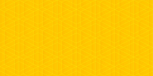 Background pattern seamless geometric abstract orange and yellow colors vector. Summer background design. vector art illustration
