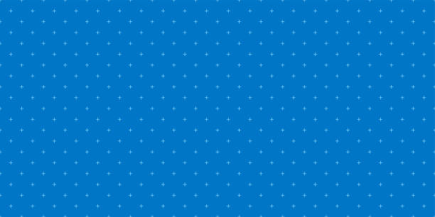 Background pattern seamless geometric plus sign abstract blue color vector. vector art illustration