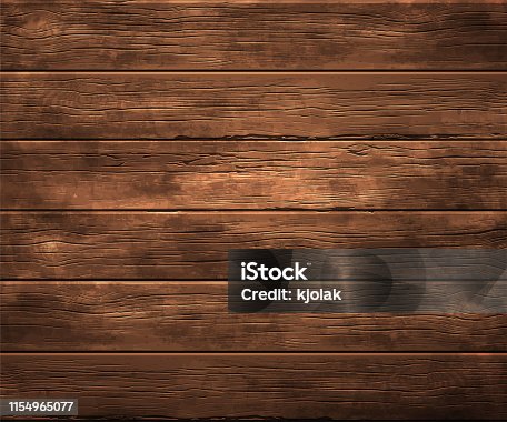 istock Background, texture of old wood. Highly realistic illustration. 1154965077
