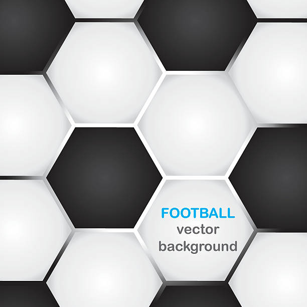 background with classic football texture background with classic football texture and copy-space soccer borders stock illustrations