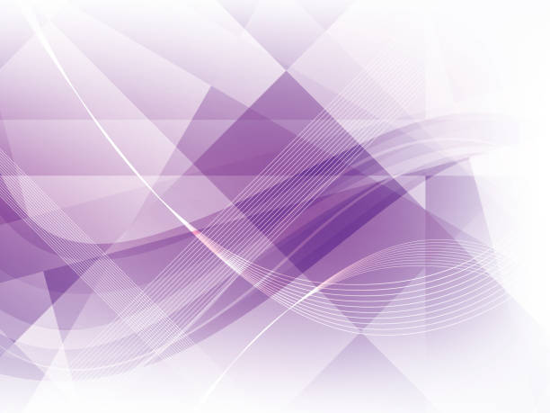 Background with geometrical shapes in vector. Purple background with rectangles, squares, triangles and lines vector illustration. purple background stock illustrations
