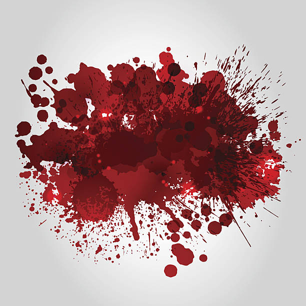 bildbanksillustrationer, clip art samt tecknat material och ikoner med background with red blots - blood splatter