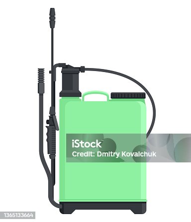 istock Backpack sprayer for fertilizer - gardening tool 1365133664