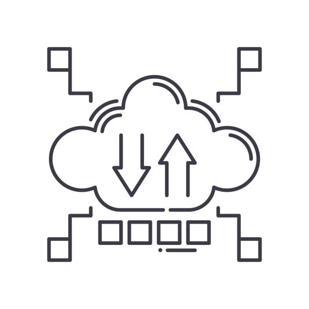 Two Clouds Data Icon - 6457 - Dryicons