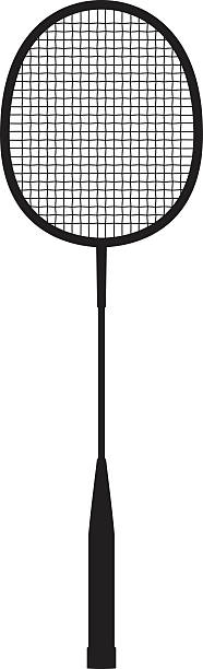 Badminton Racquet vector art illustration