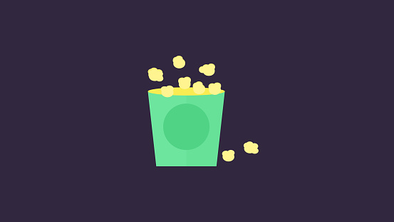 Bag full of popcorn Icon