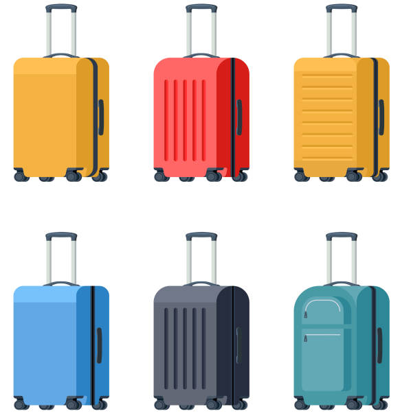 багаж - business travel stock illustrations