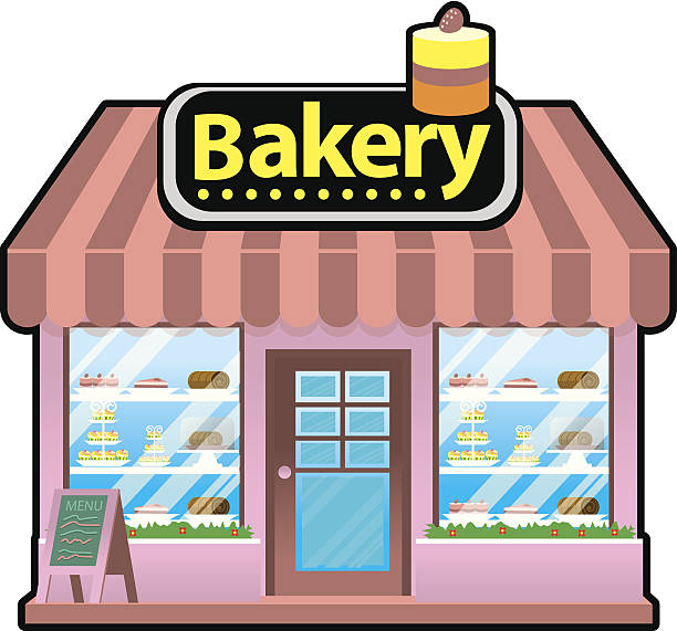 Royalty Free Bakery Display Clip Art, Vector Images