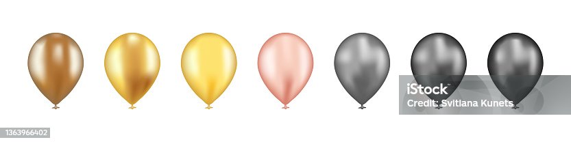 istock Ballons icon. Birhday or new year party. Celebration concept. Vector line icon for Business and Advertising 1363966402