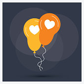 Heart Shape, Single Line, Symbol, Azerbaijan, Balloon