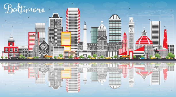 Baltimore Skyline Illustrations, Royalty-Free Vector Graphics & Clip