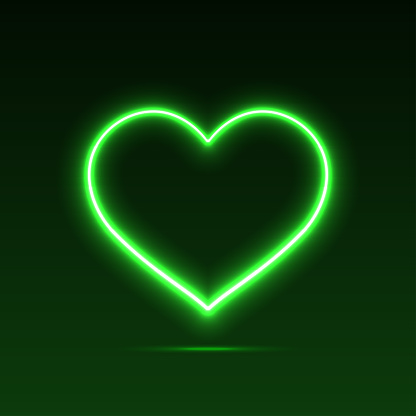 Banner Neon Heart