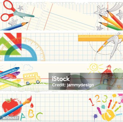 istock Banners – School Tools 167592437