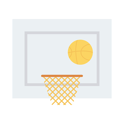 basket ball Flat Vector Icons